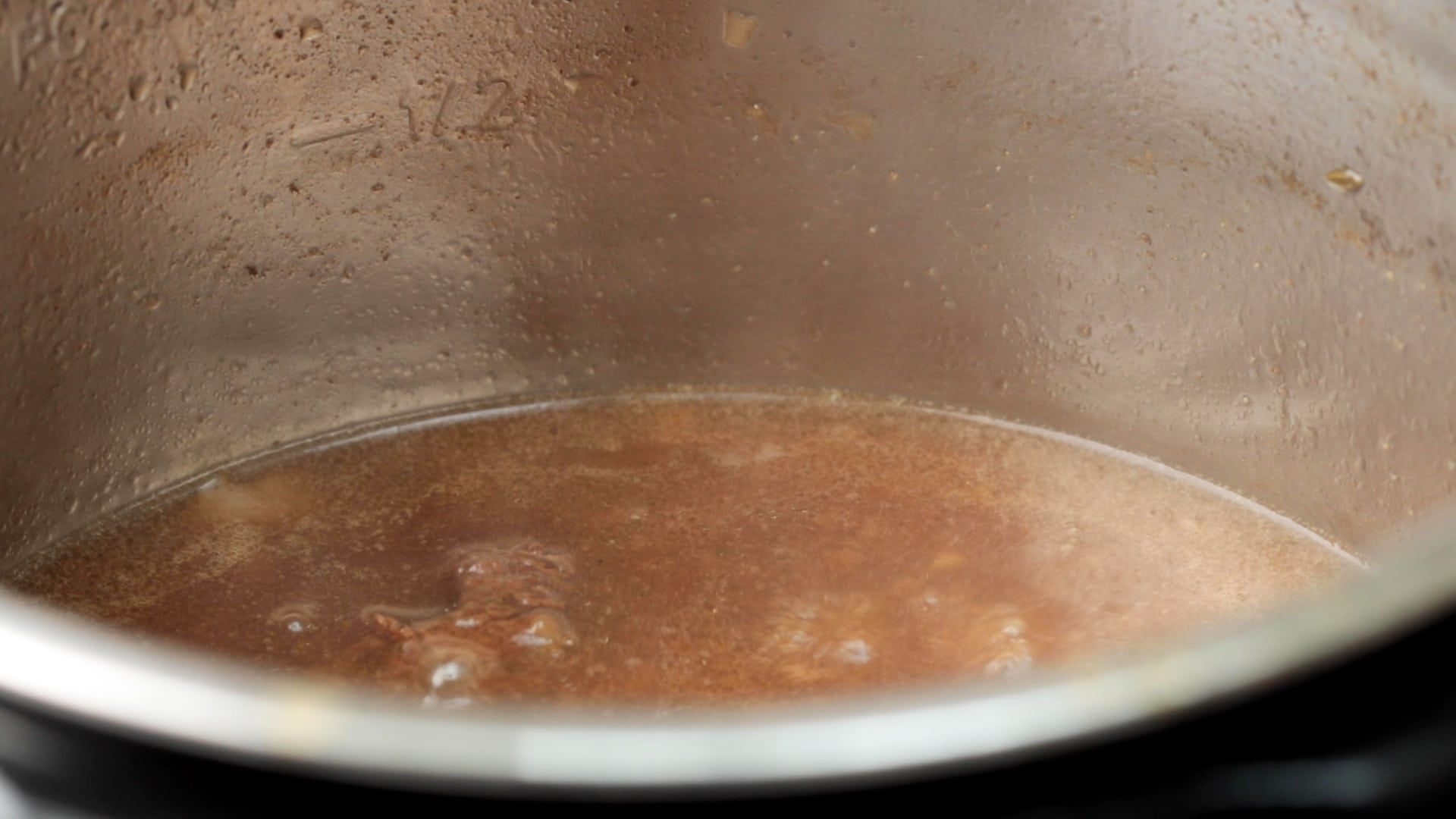 Instant pot pot roast step 11 - simmer gravy