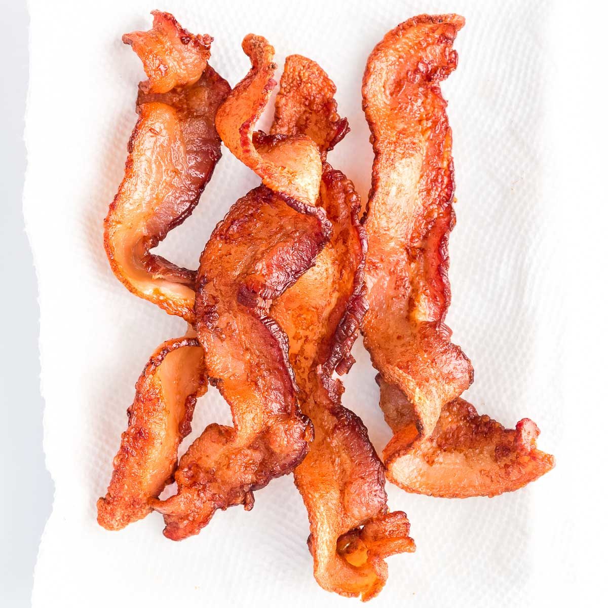 Air fryer bacon featured image