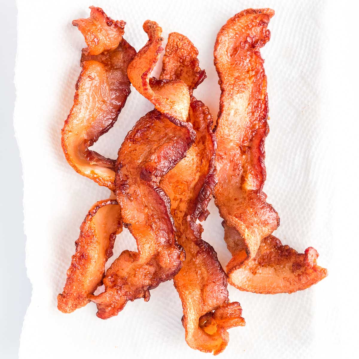 Air fryer bacon • We Count Carbs