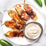 Air fryer bacon jalapeño poppers featured image
