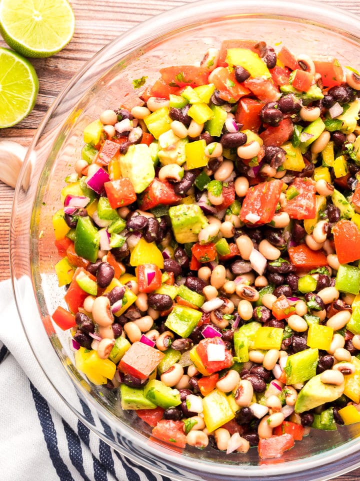 Cowboy caviar (with black-eyed peas) • We Count Carbs