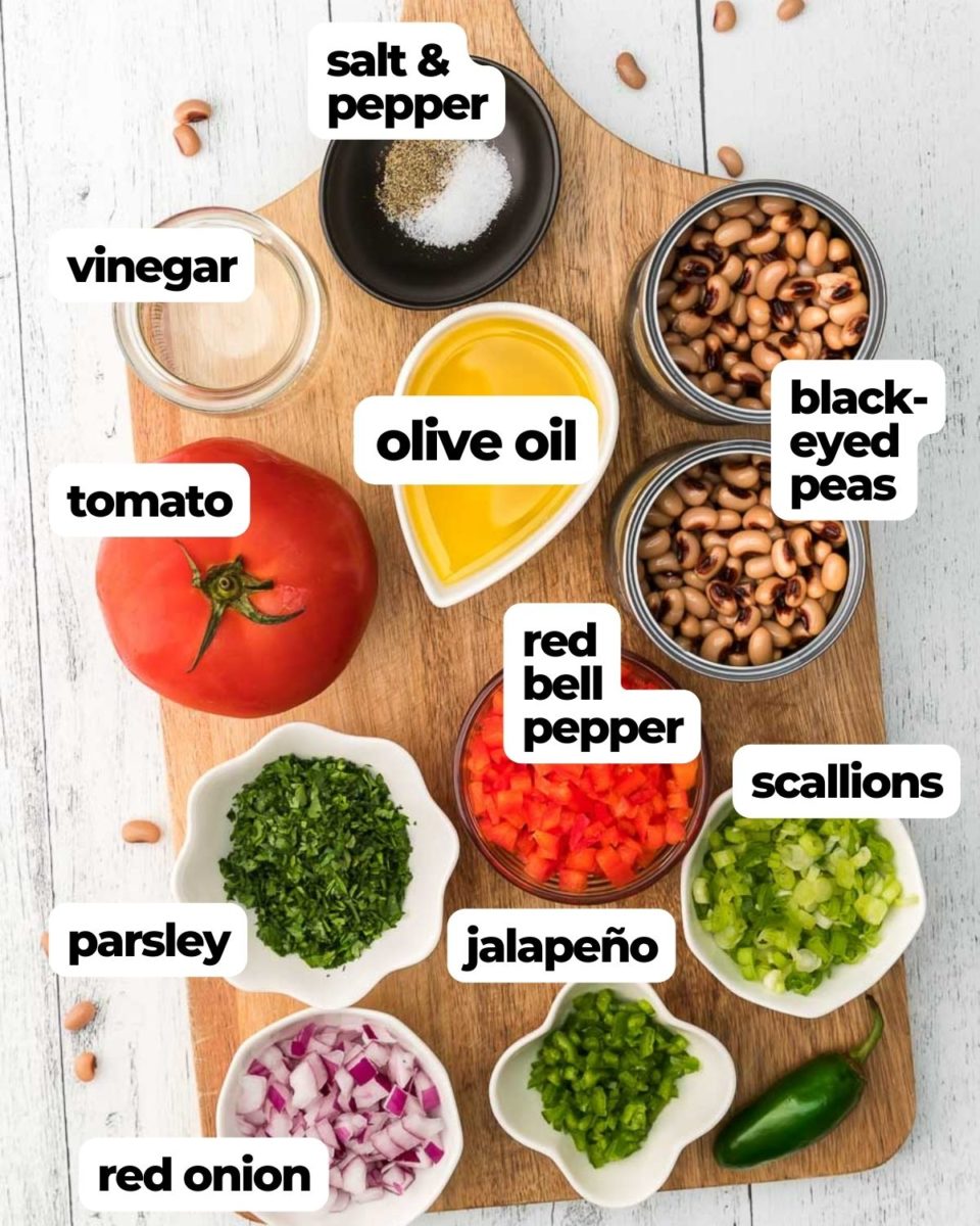 Blackeyed pea salad • We Count Carbs