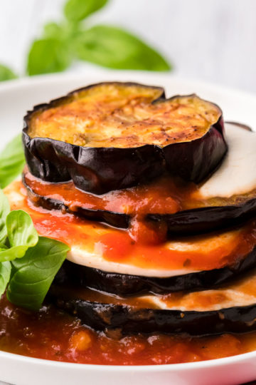 Air fryer eggplant (no breading) • We Count Carbs