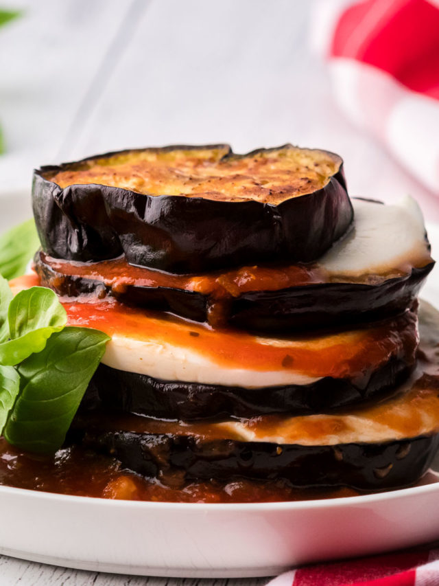2 ingredient air fryer roasted eggplant